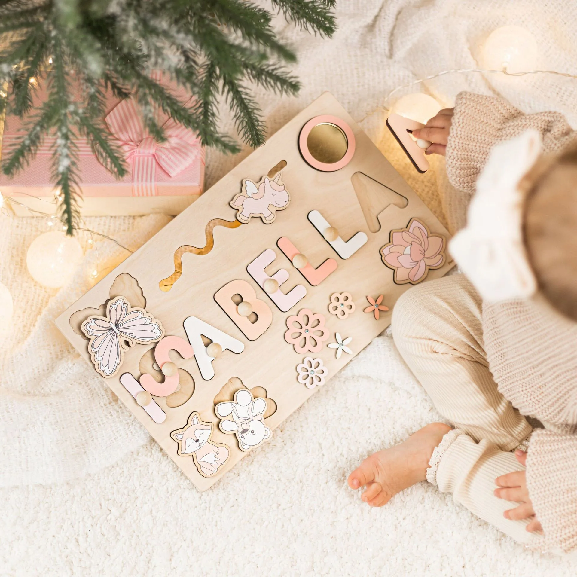 Персонализированные деревянные головоломки с первым именем на заказ - Фотография_5