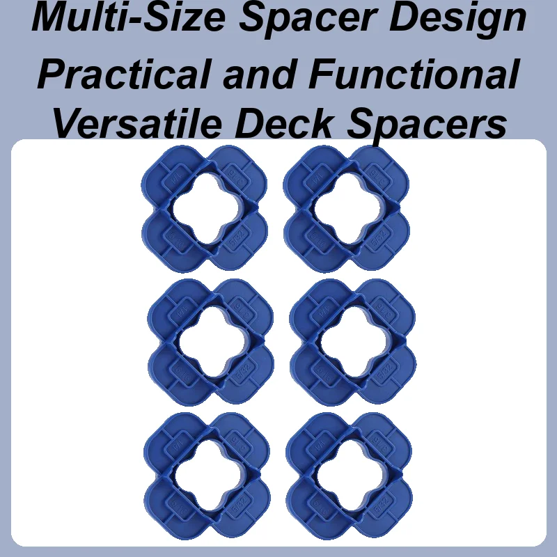 Composite deck spacing 6-pieces