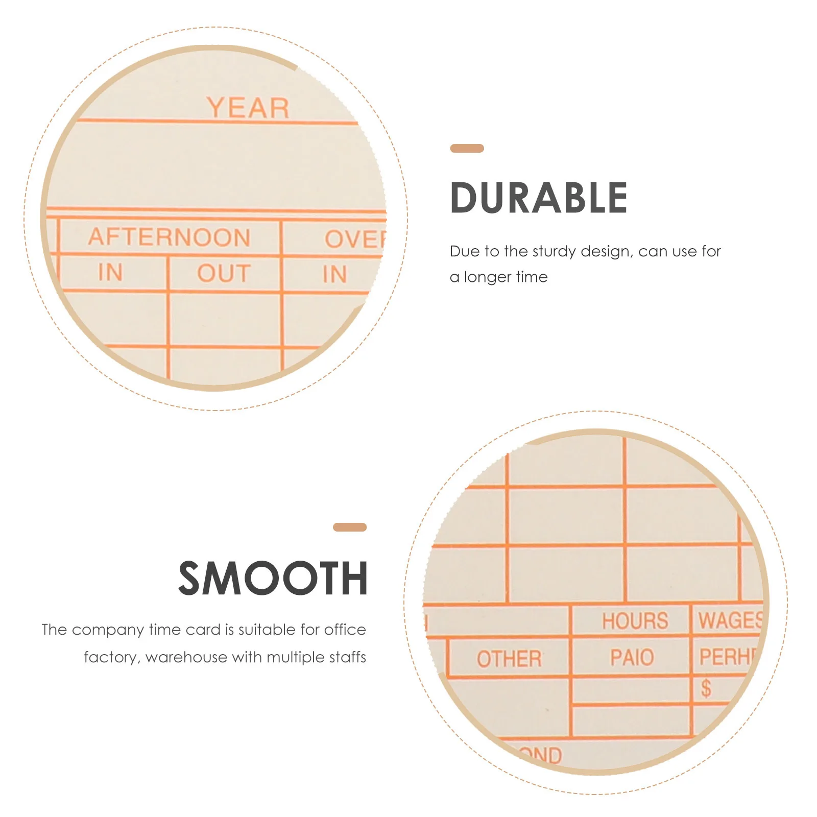 100 листов карточек учета рабочего времени - Фотография_2