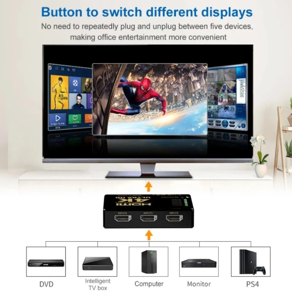 5x1 hdmi-переключатель hd 4k видео - Фотография_2