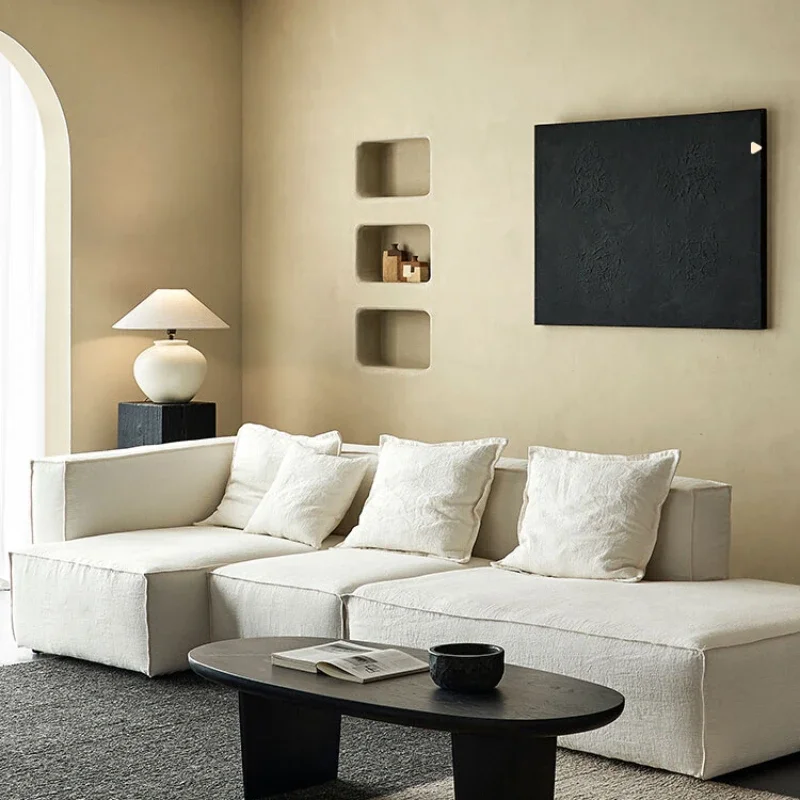 Льняной тканевый большой глубокий