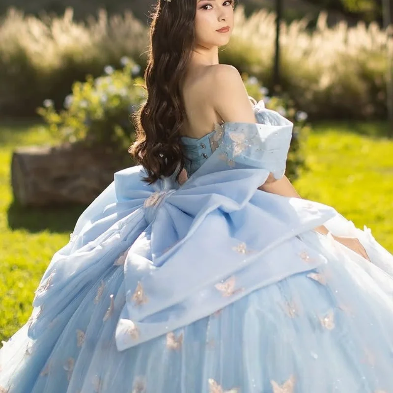 Блестящее платье quinceanera цвета - Фотография_3