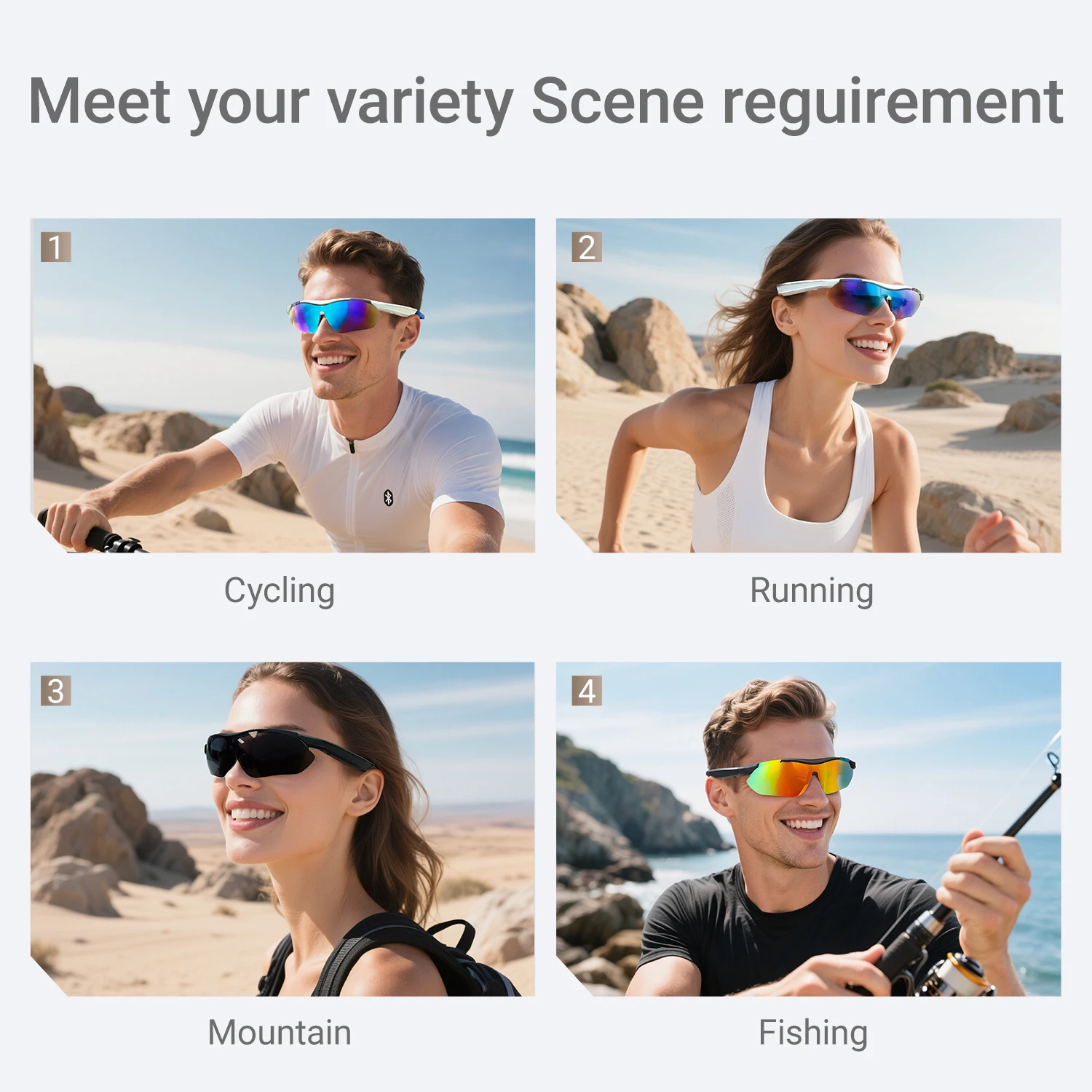 Умные очки lige, умные bluetooth - Фотография_5