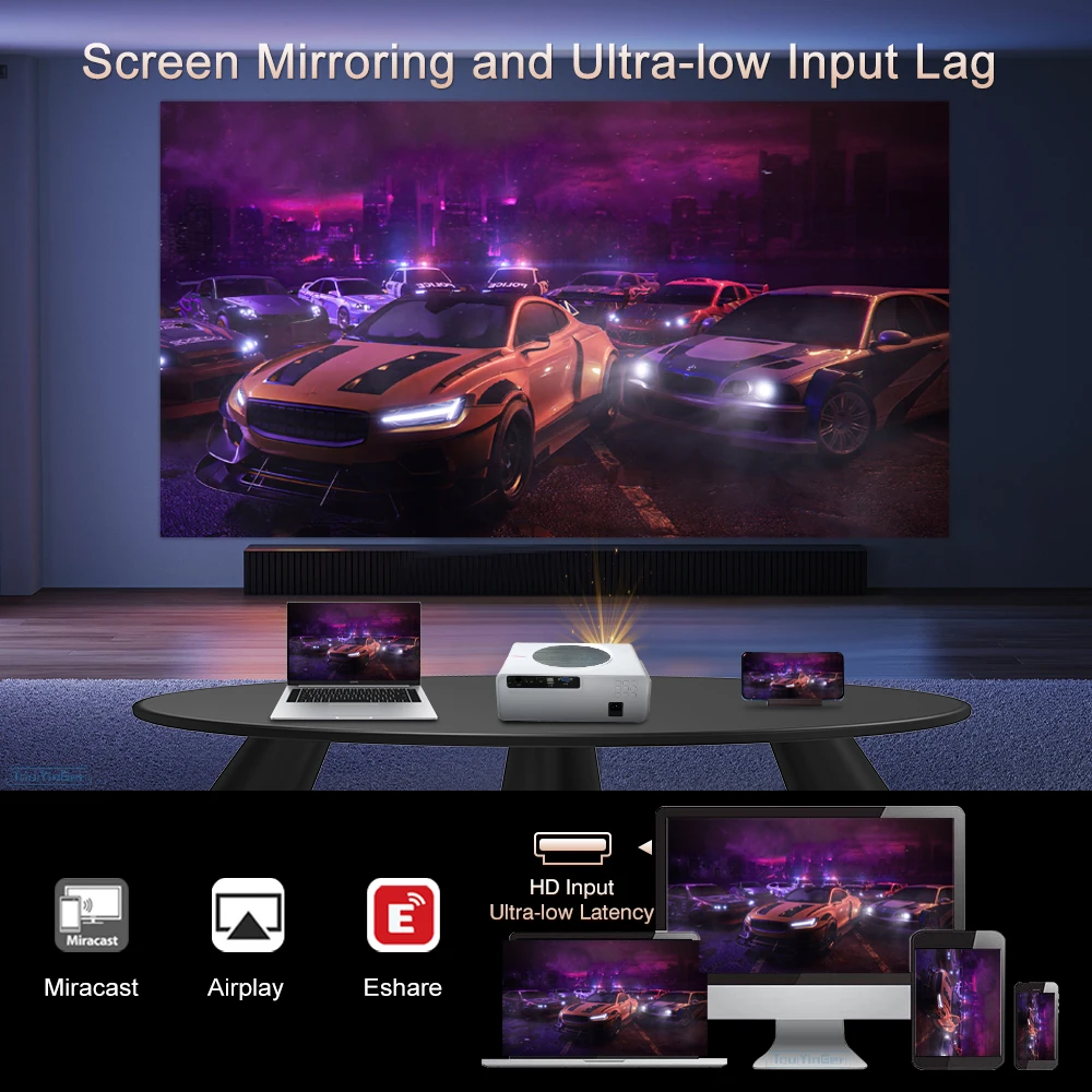 Touyinger q11 проектор 4k 8k led - Фотография_4