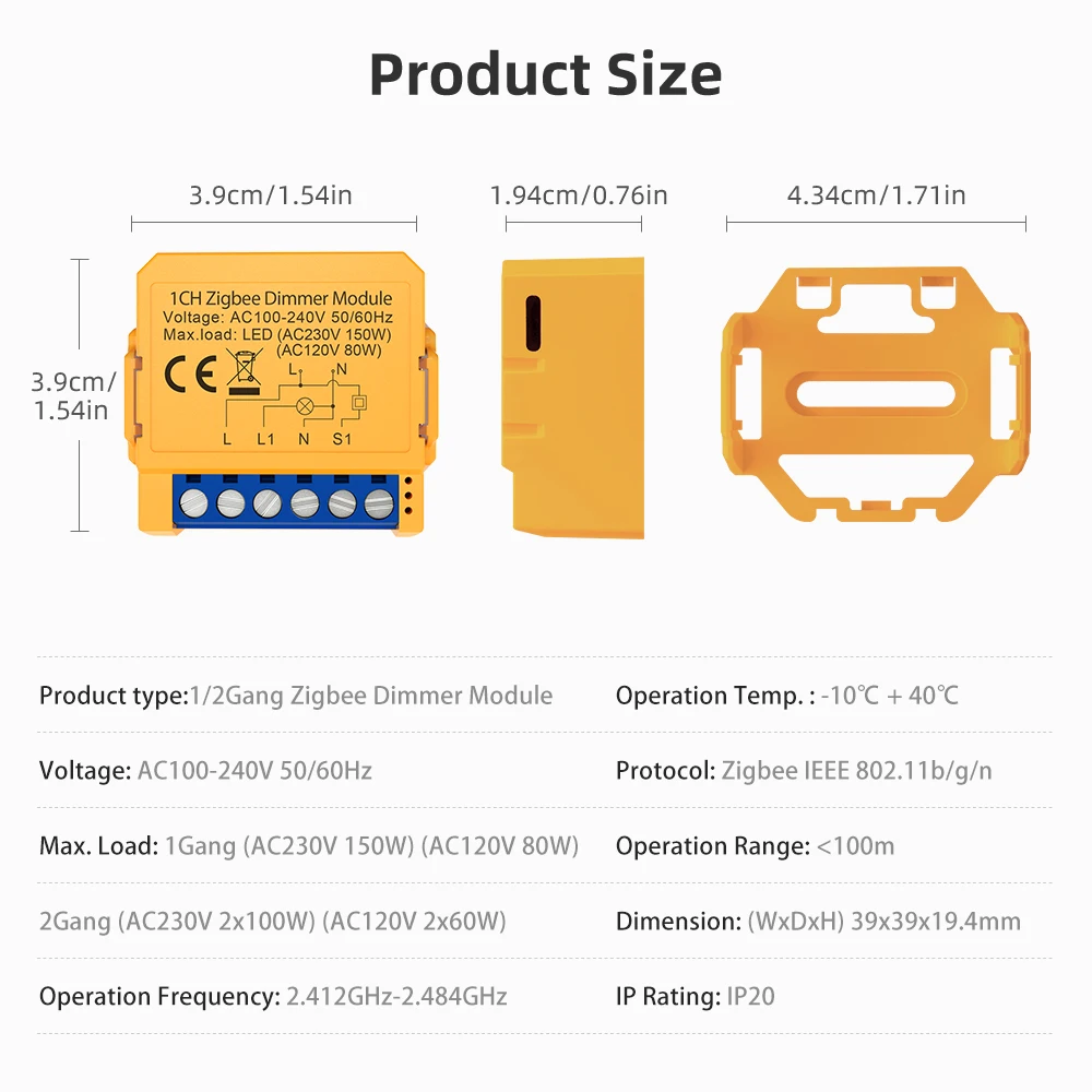 Avatto tuya zigbee smart dimmers - Фотография_6