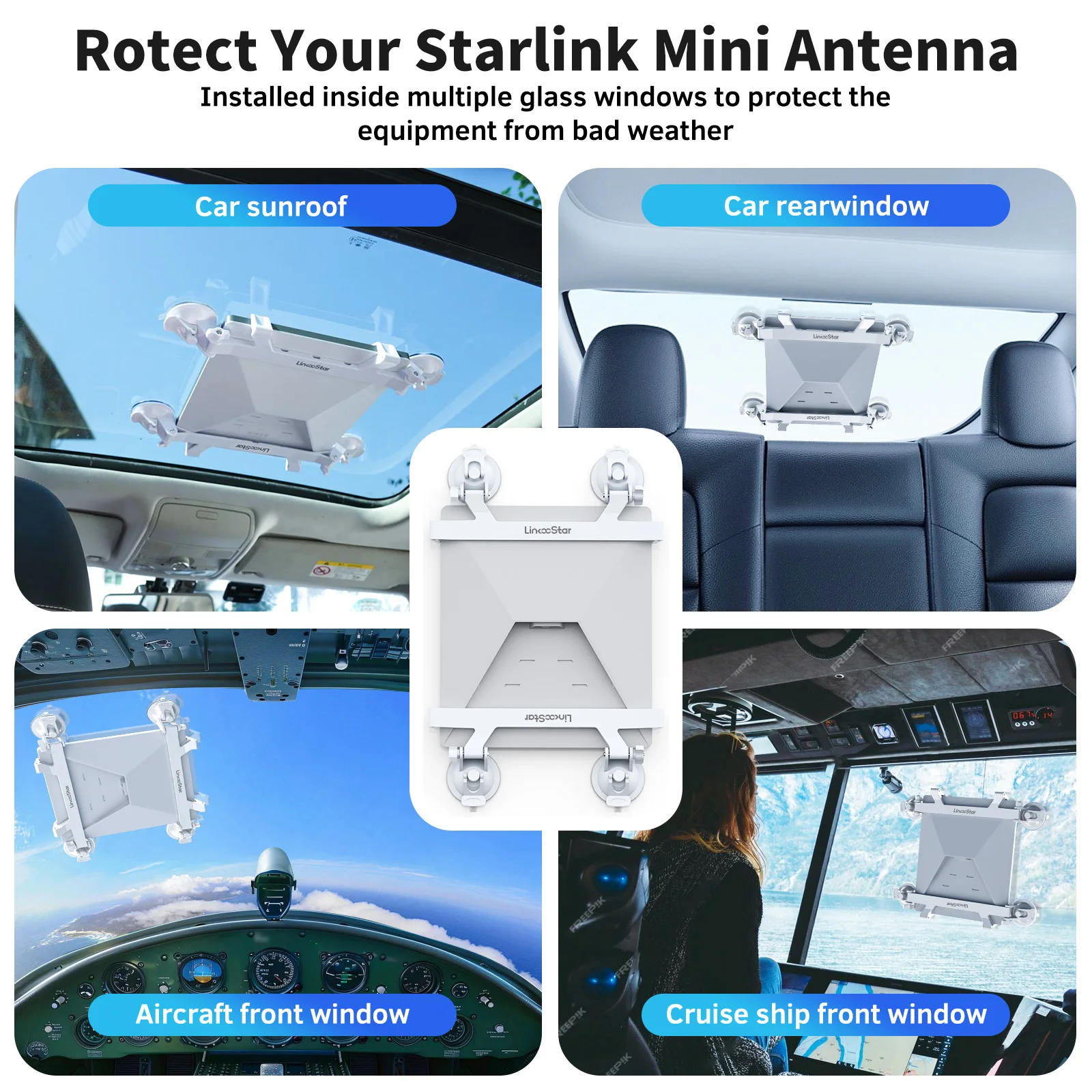 Для starlink mini люк на присоске - Фотография_6
