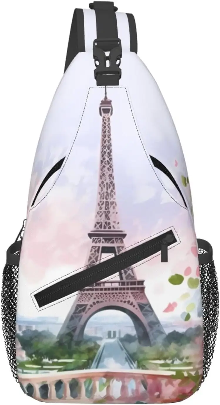 Paris eiffel tower with flowers