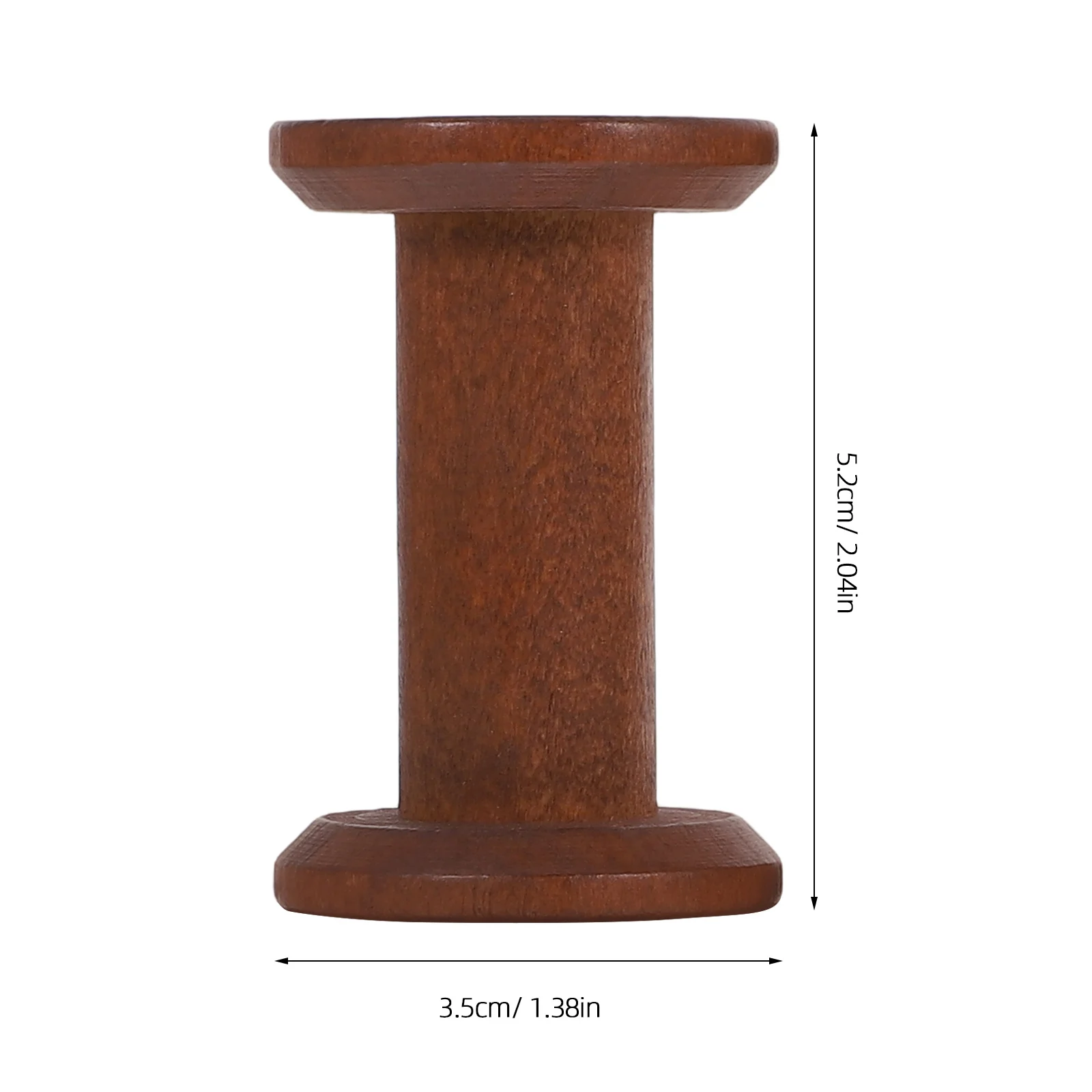 Винтажный деревянный органайзер для катушек с нитками - Фотография_2