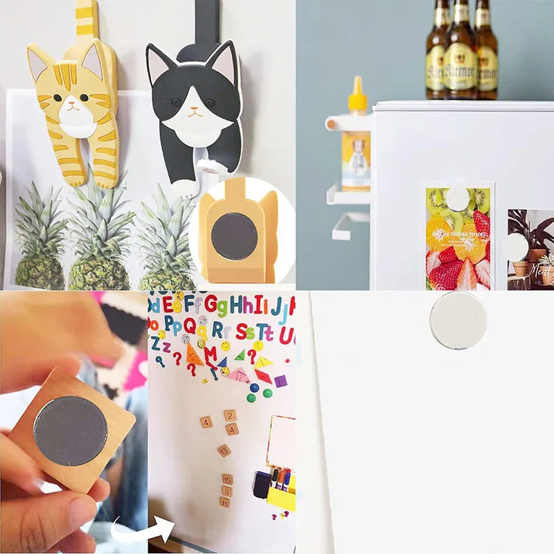 Магнитные листы круглые самоклеящиеся - Фотография_4