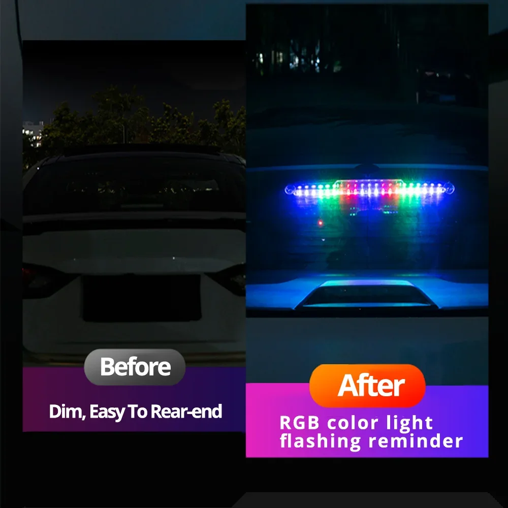 Автомобильный rgb стробоскоп на солнечной батарее - Фотография_6