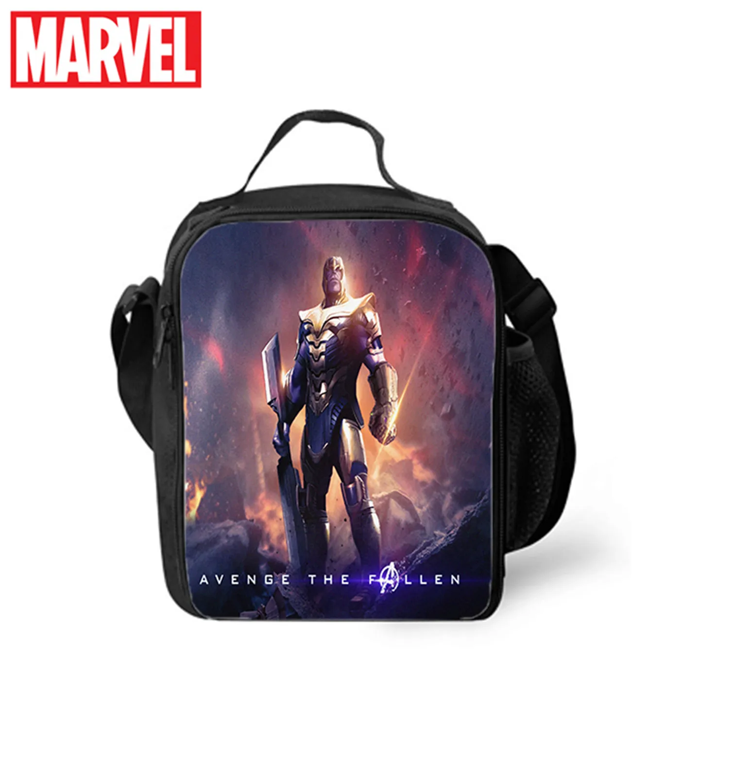 Горячая детская сумка для обеда унисекс thanos marvel - Фотография_6