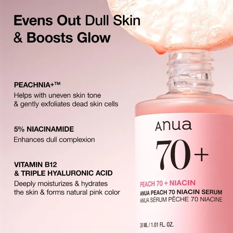 Anua peach 70 ниацинамидная сыворотка - Фотография_4