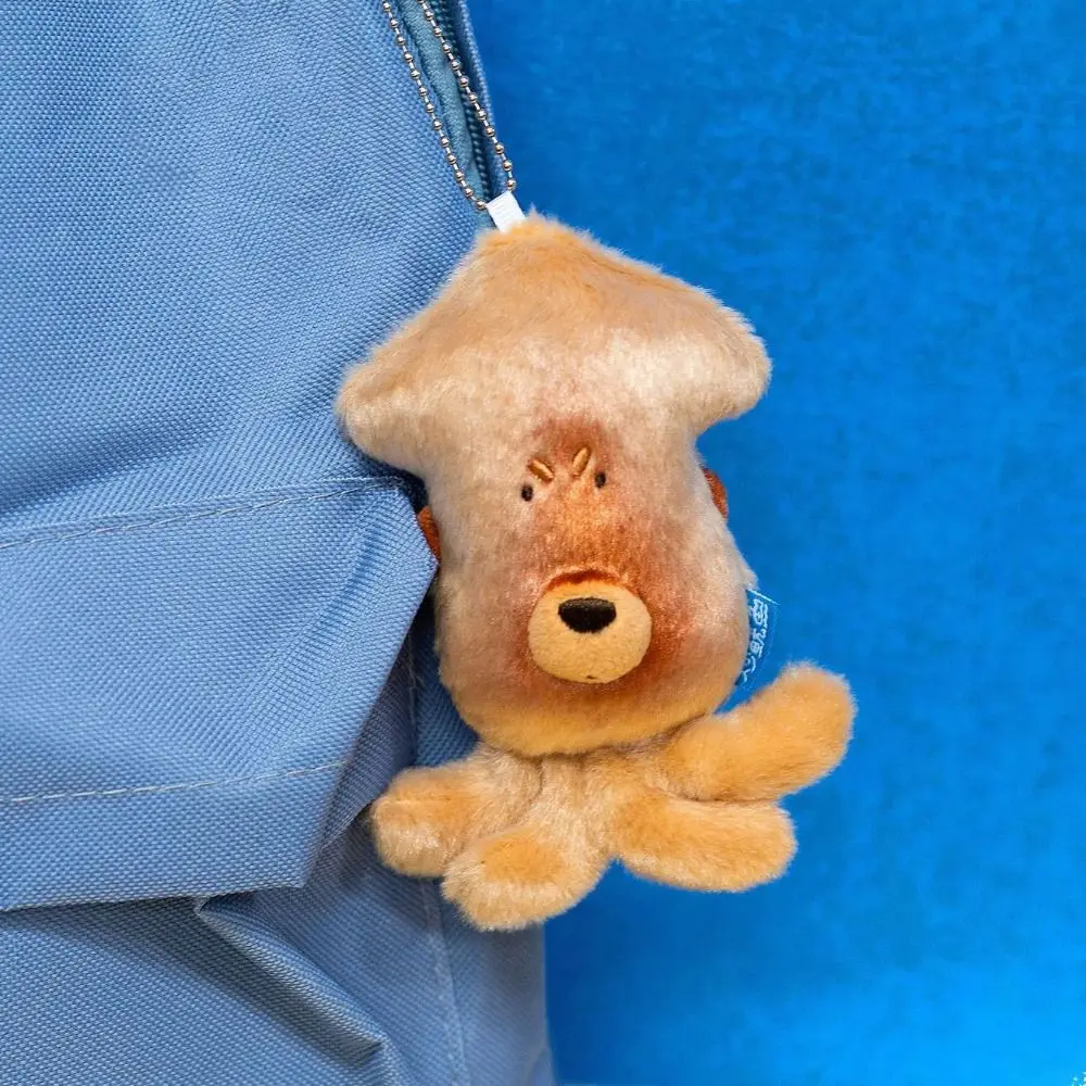 Пп хлопок кальмар плюшевый брелок - Фотография_4