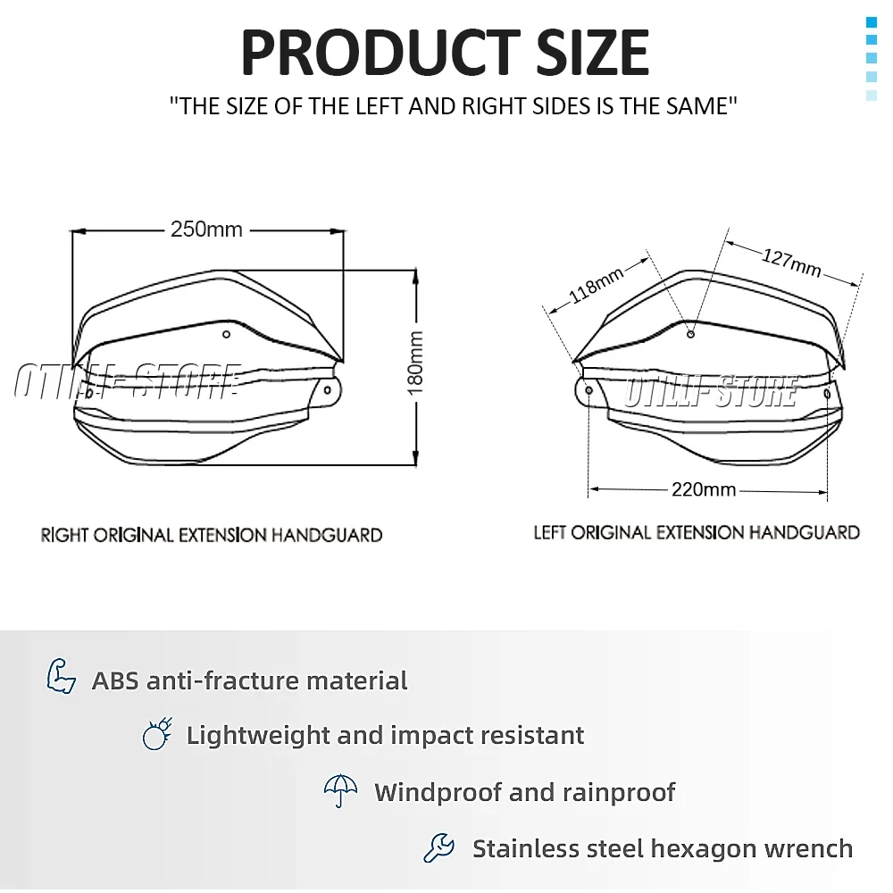 Удлинители цевья для honda crf1100l - Фотография_5