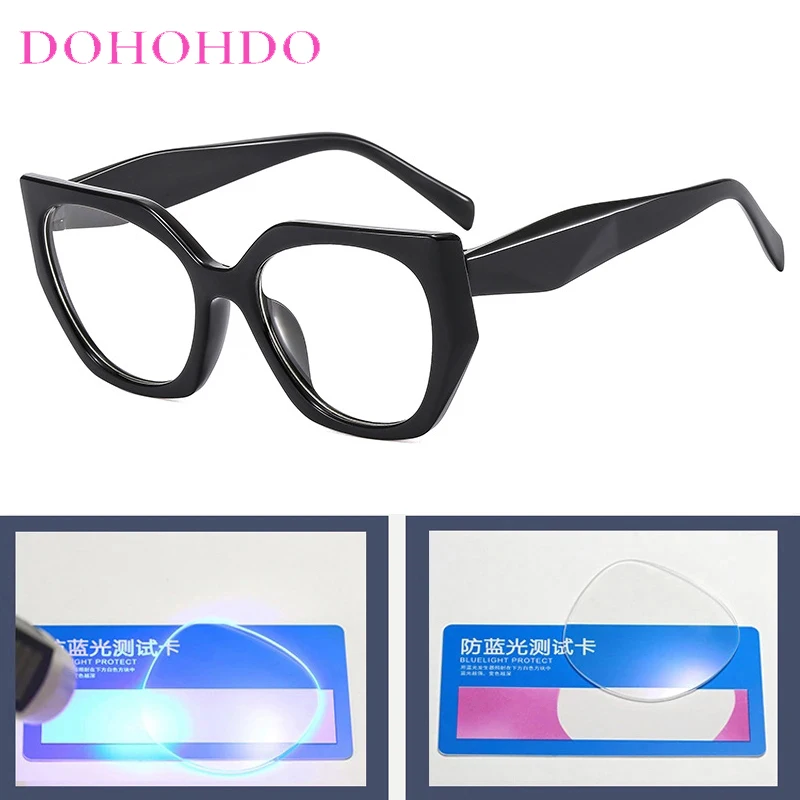 Модные брендовые дизайнерские очки с большим кошачьим глазом - Фотография_3