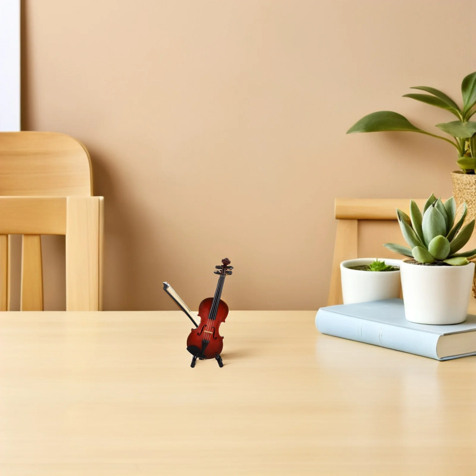 Мини-деревянная скрипка 12 см - Фотография_2