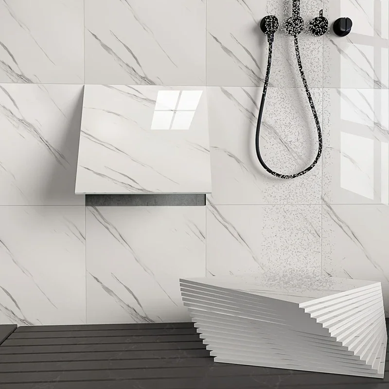 Самоклеящаяся напольная плитка с мраморным видом