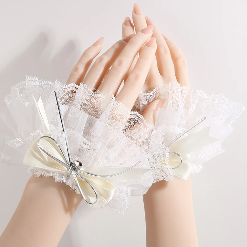 Лолита кружевной бант с цветочным - Фотография_2