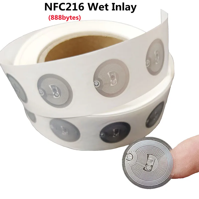 Nfc-тег ntag216 этикетка nfc 216 клейкая наклейка rfid 13