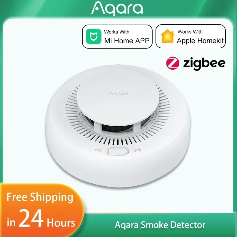 Aqara новая дымовая сигнализация smart zigbee 3