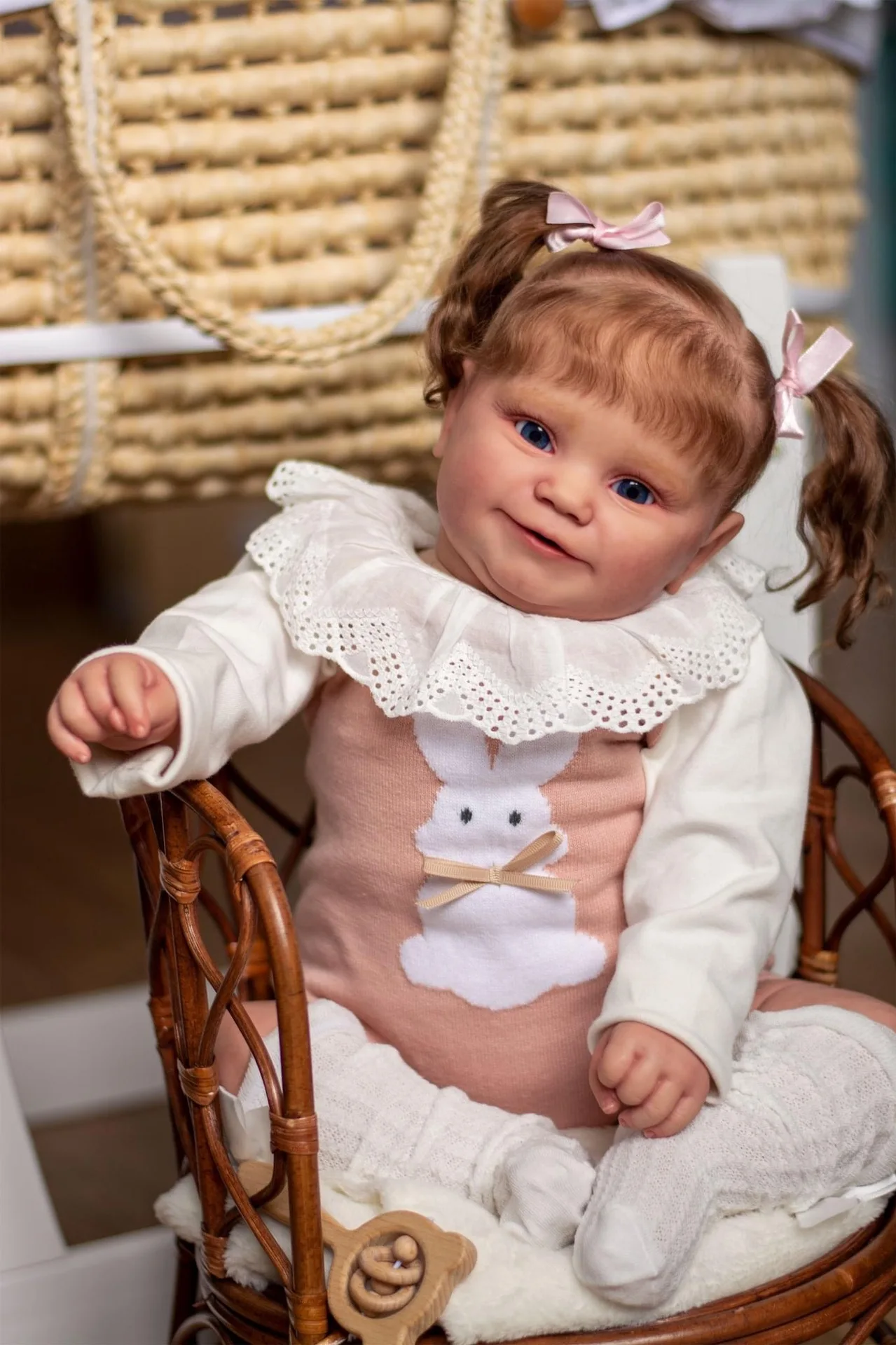 60 см куклы реборн bonecas infantil meninas 3d-краска для кожи и вени