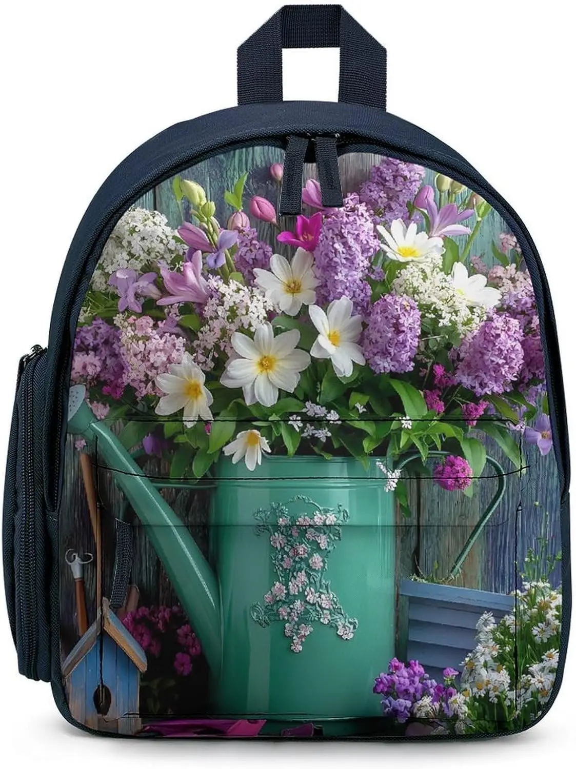 Farmhouse daisy vintage wood grain