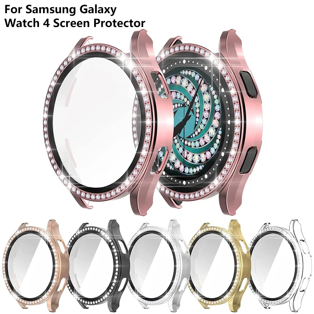 Стекло + чехол для samsung galaxy watch 4 5