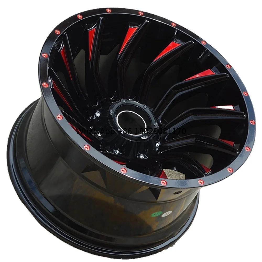 Красные спицы 20 дюймов 12j ultra deep wheel -44et 6x135 6x139