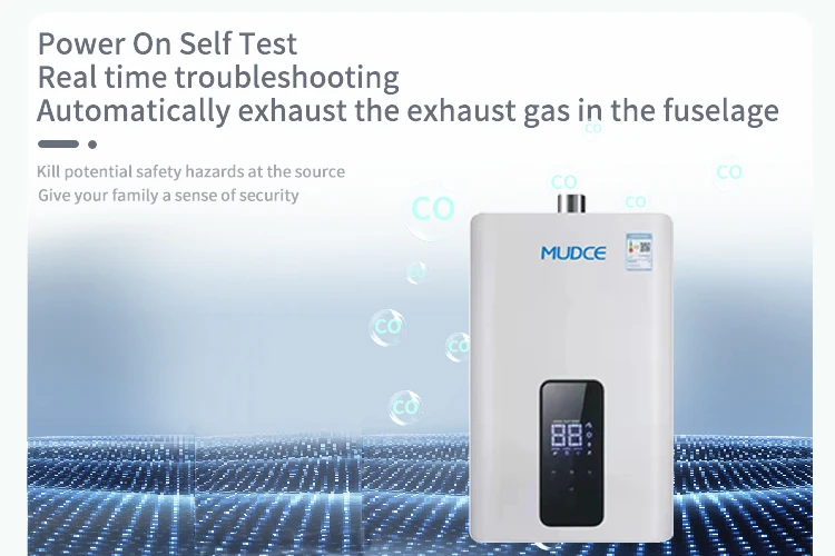 Усовершенствованный светло-серый проточный водонагреватель 10–16 л - Фотография_2