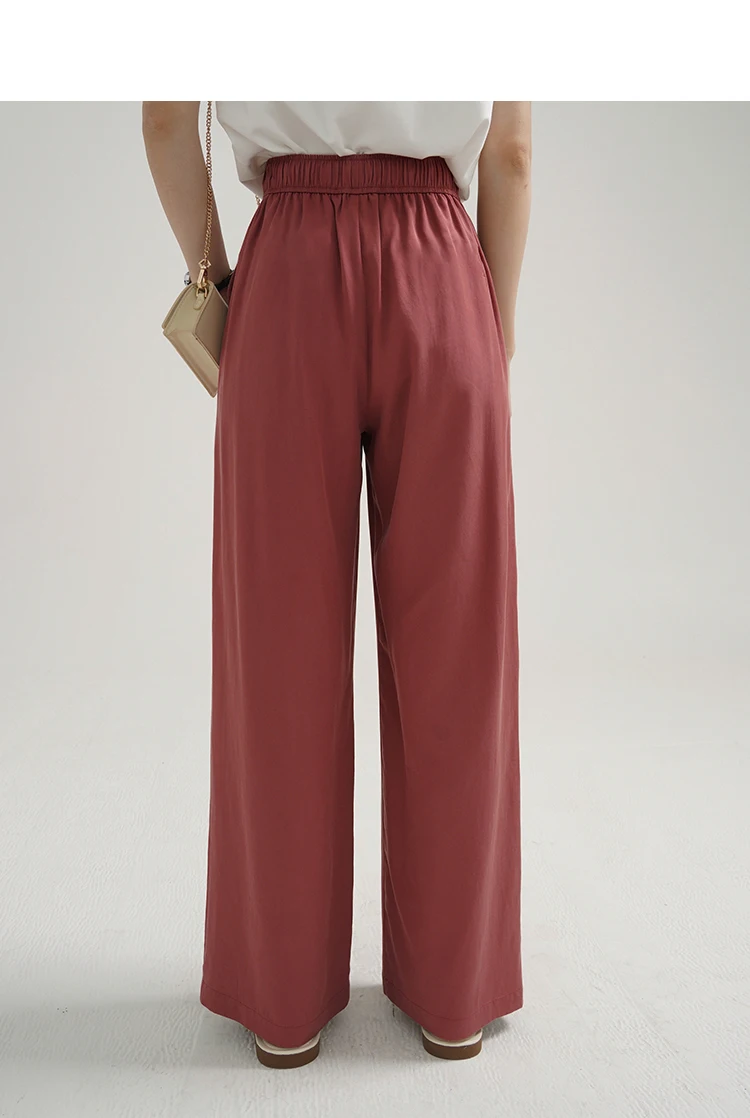 Широкие брюки с высокой талией - Фотография_4