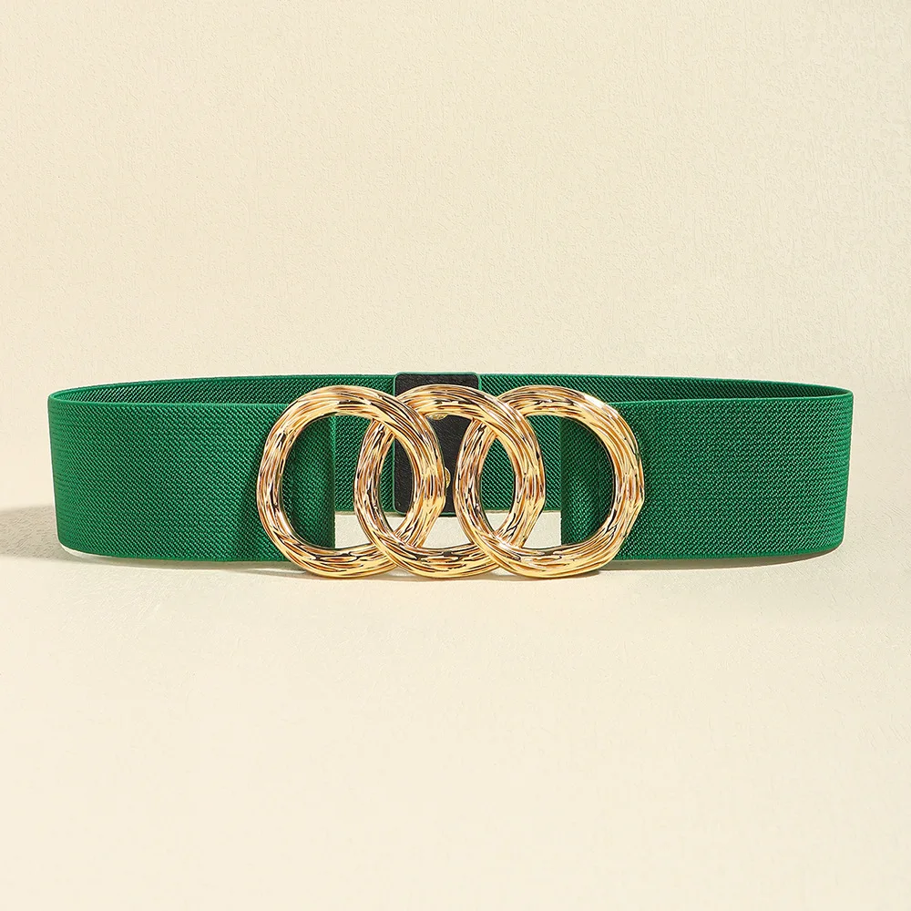 Модный простой пояс с пряжкой - Фотография_2