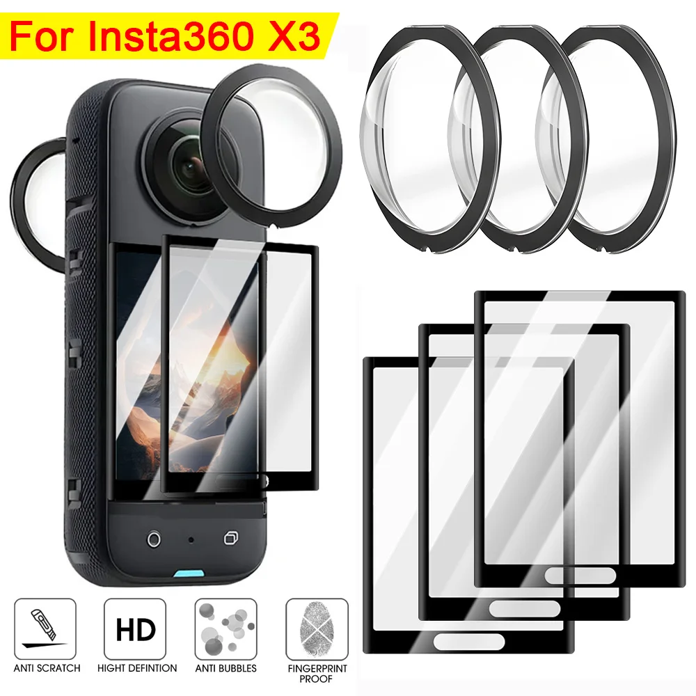 Защитные пленки из закаленного стекла для insta360 x3