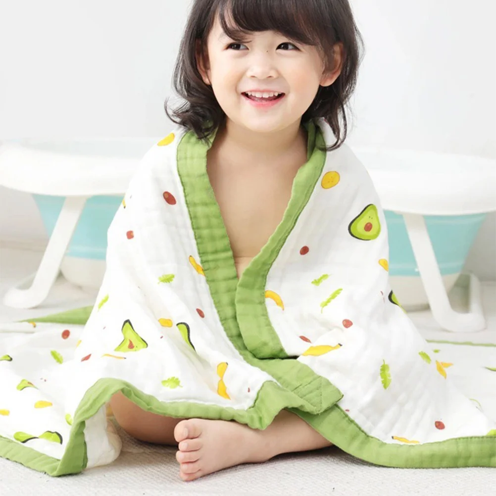 Детское банное полотенце с авокадо - Фотография_5