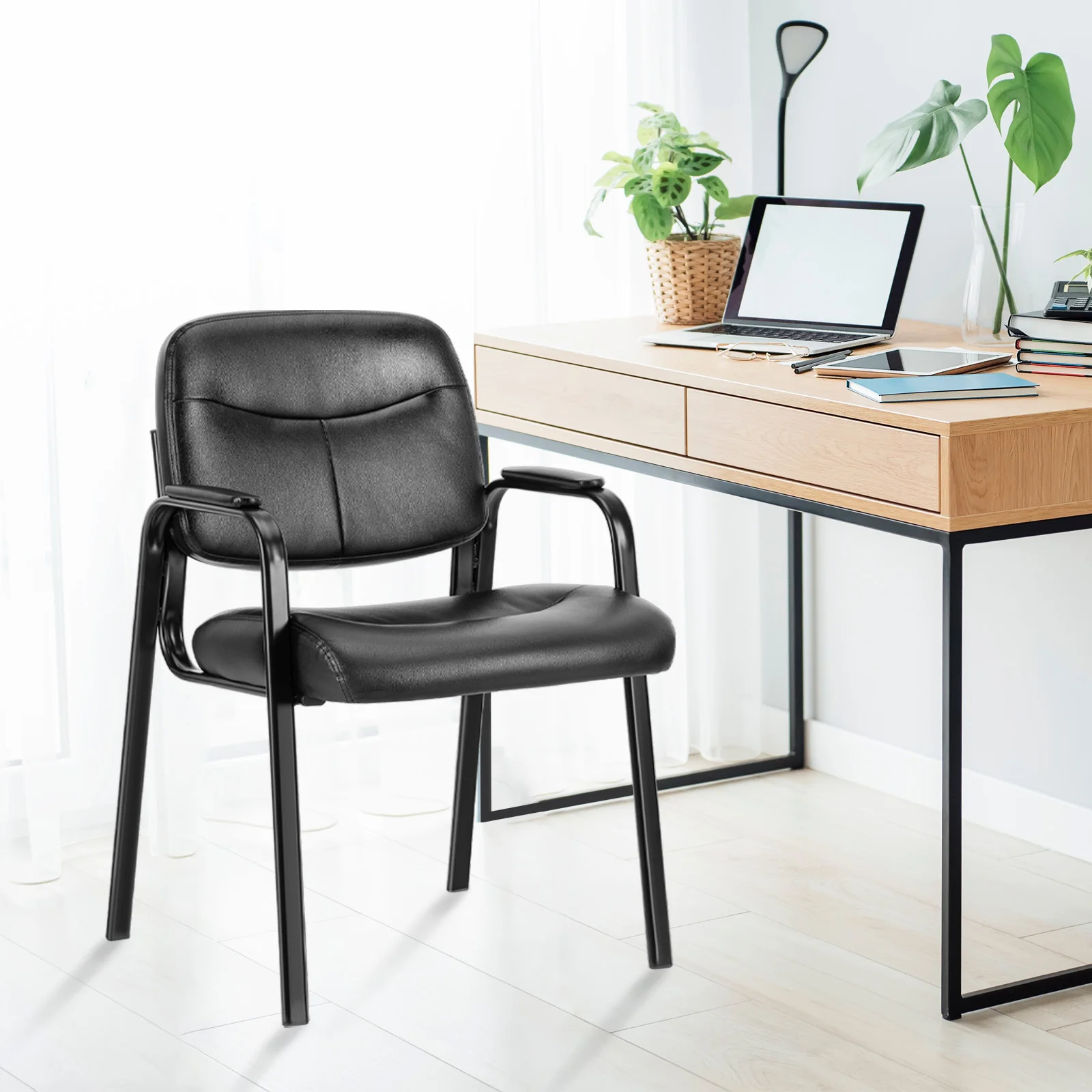 Настраиваемый jhk-silla invitados de cuero pu para oficina - Фотография_4