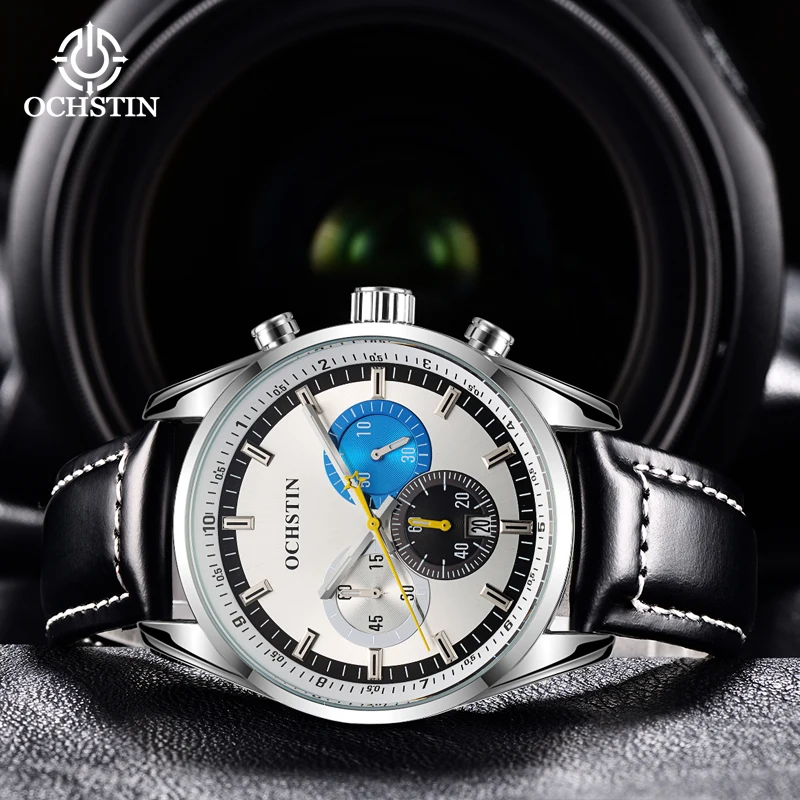 Ochstin оригинальные роскошные мужские спортивные часы с хронографом - Фотография_4
