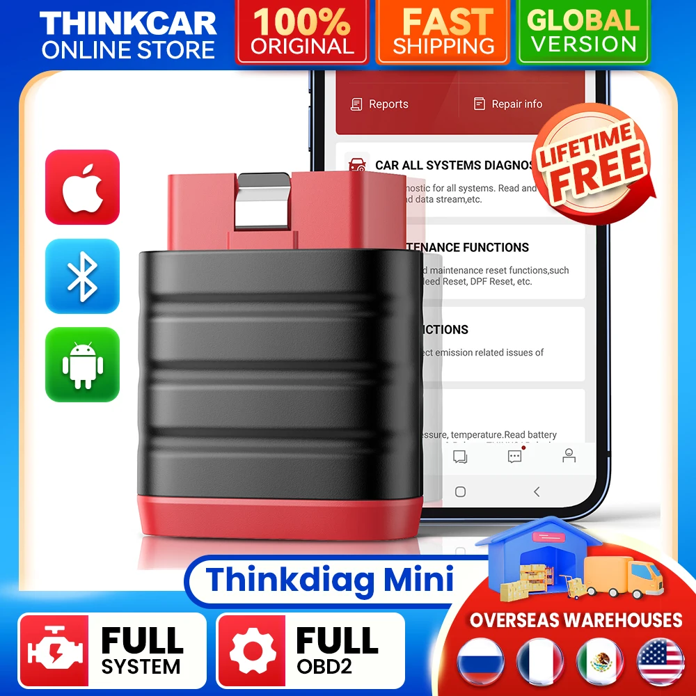 Thinkcar thinkdiag мини автомобильный