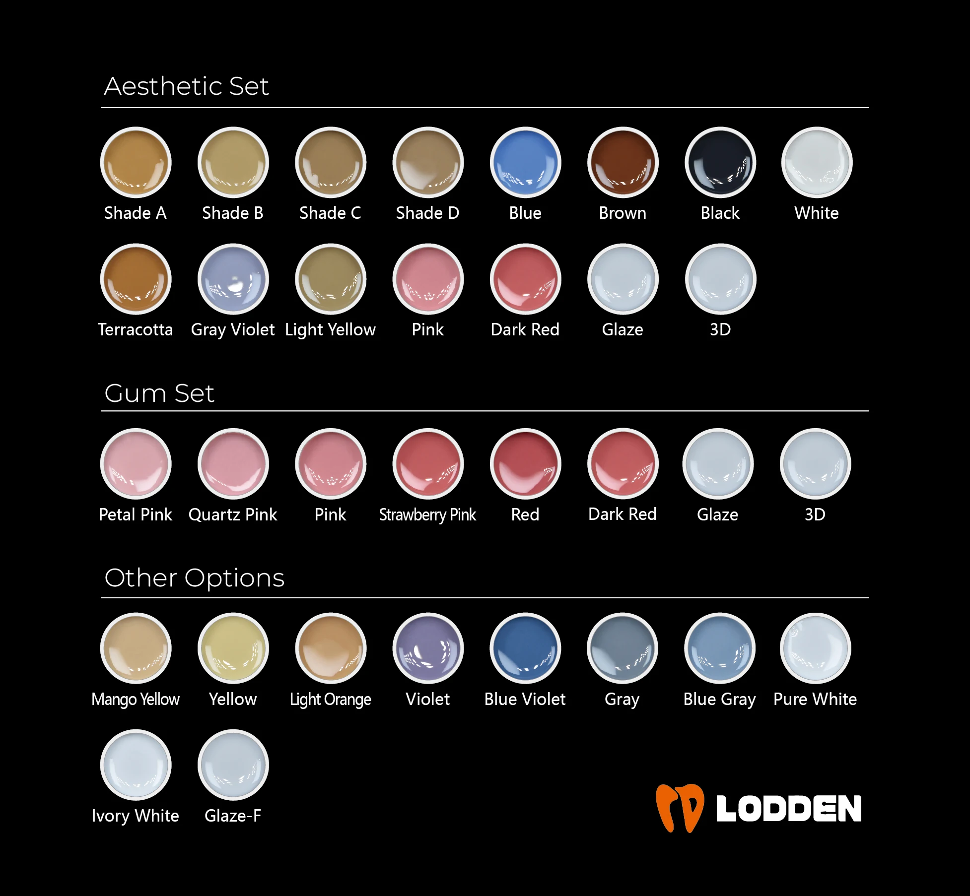 Многоцветная стоматологическая окраска lodden - Фотография_2