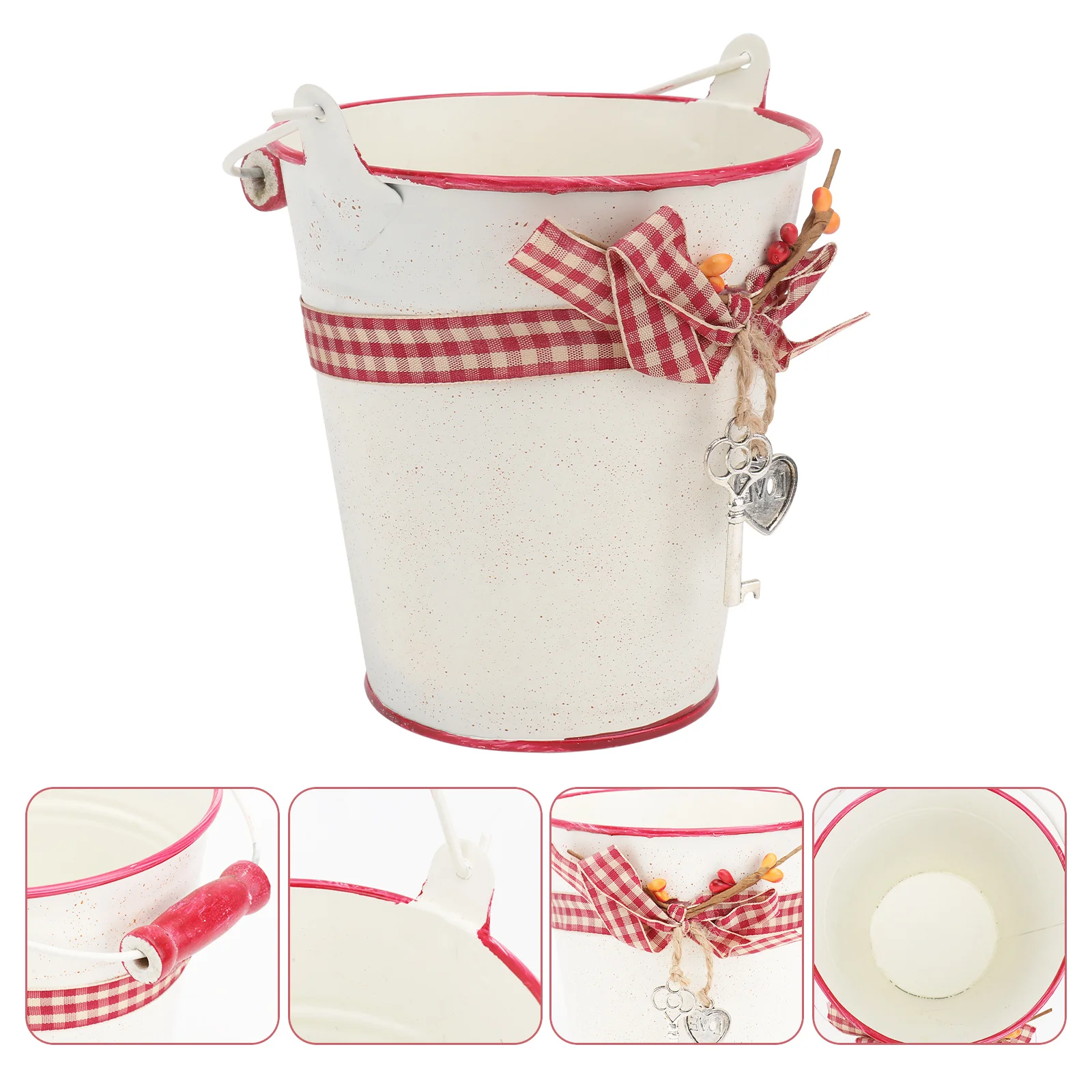 Железный цветок с деревянной ручкой - Фотография_4