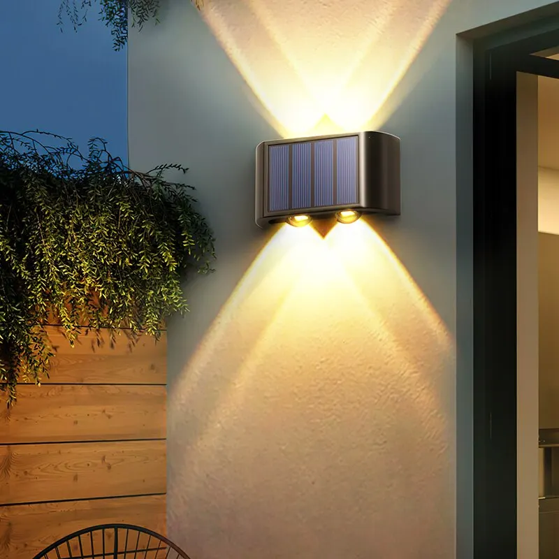 Уличные солнечные фонари 4led 6led - Фотография_4