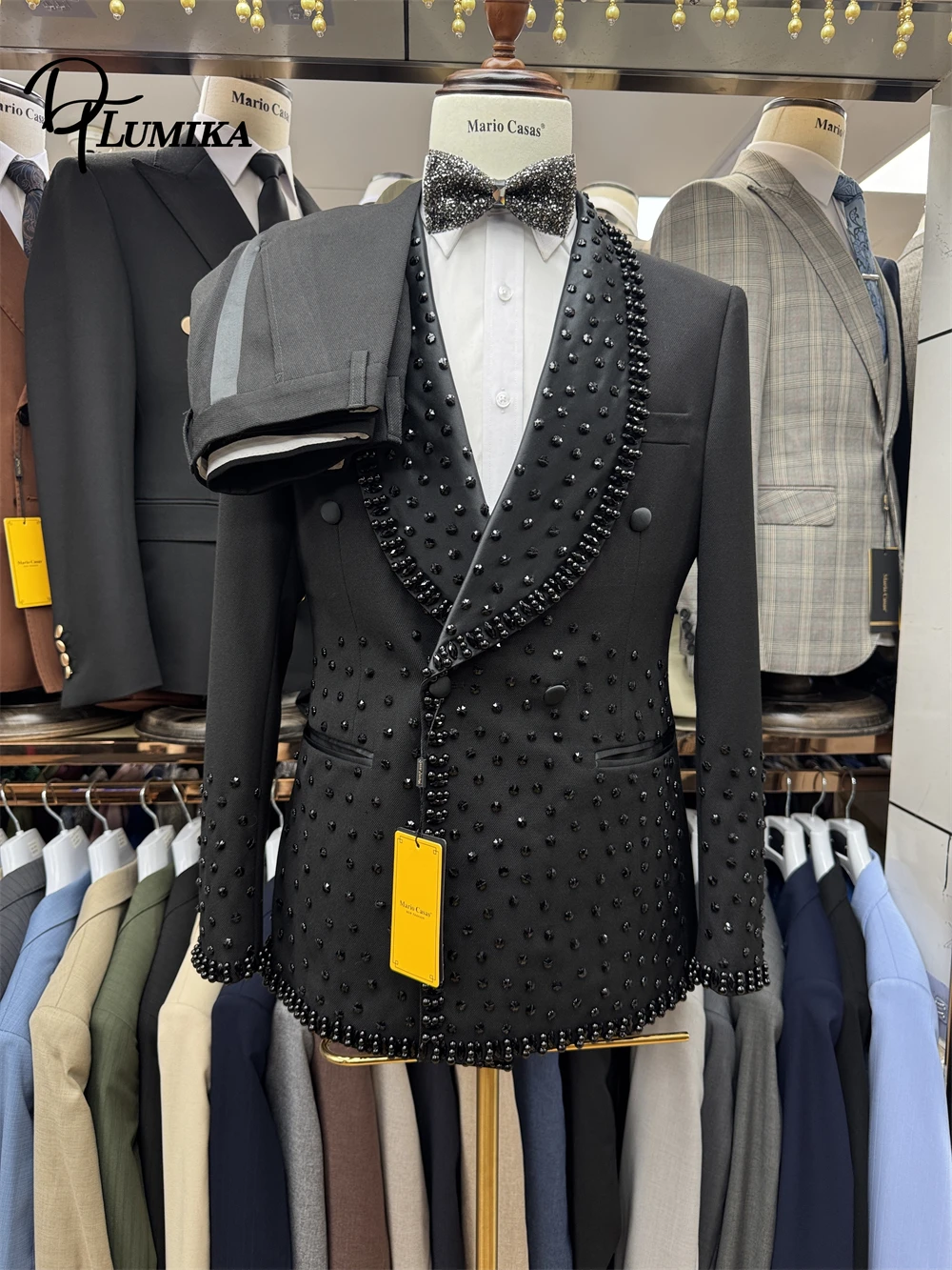 Dtlumika высококачественный мужской костюм из двух предметов - Фотография_4