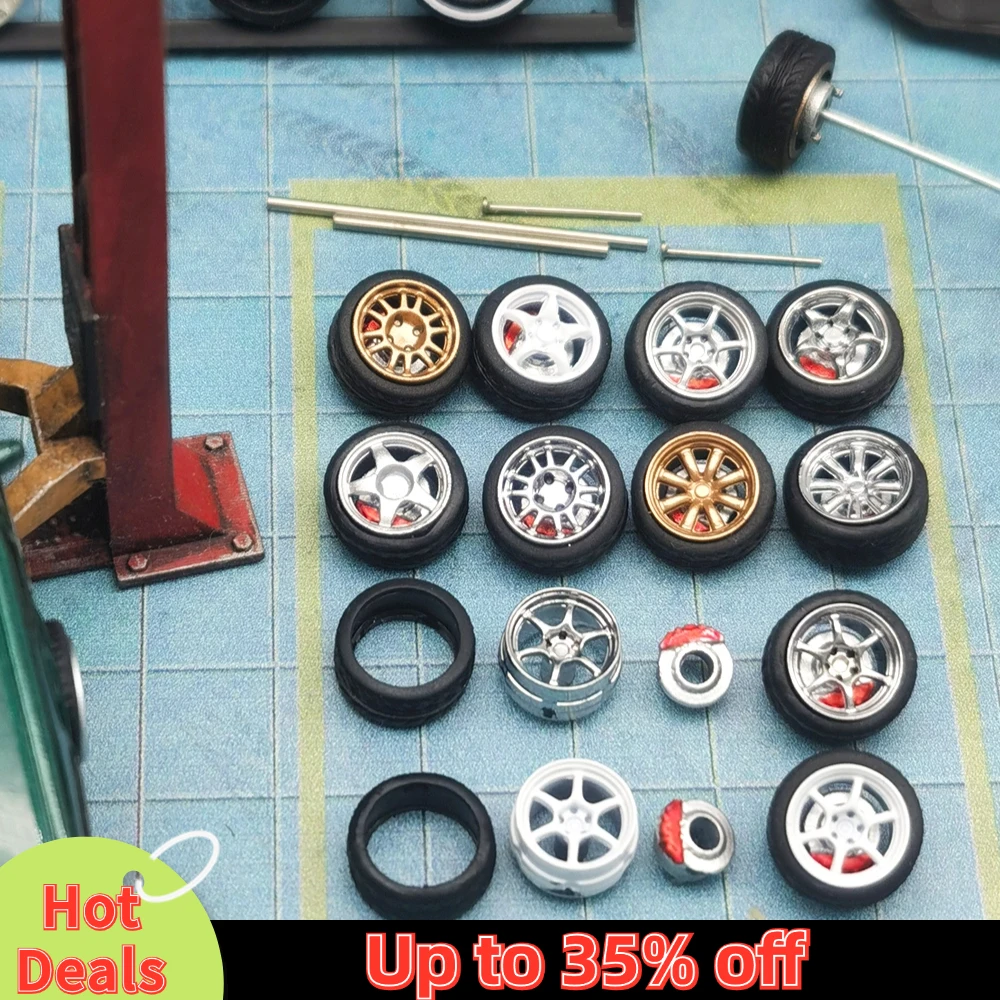 Модель автомобиля abs колеса с резиновыми шинами