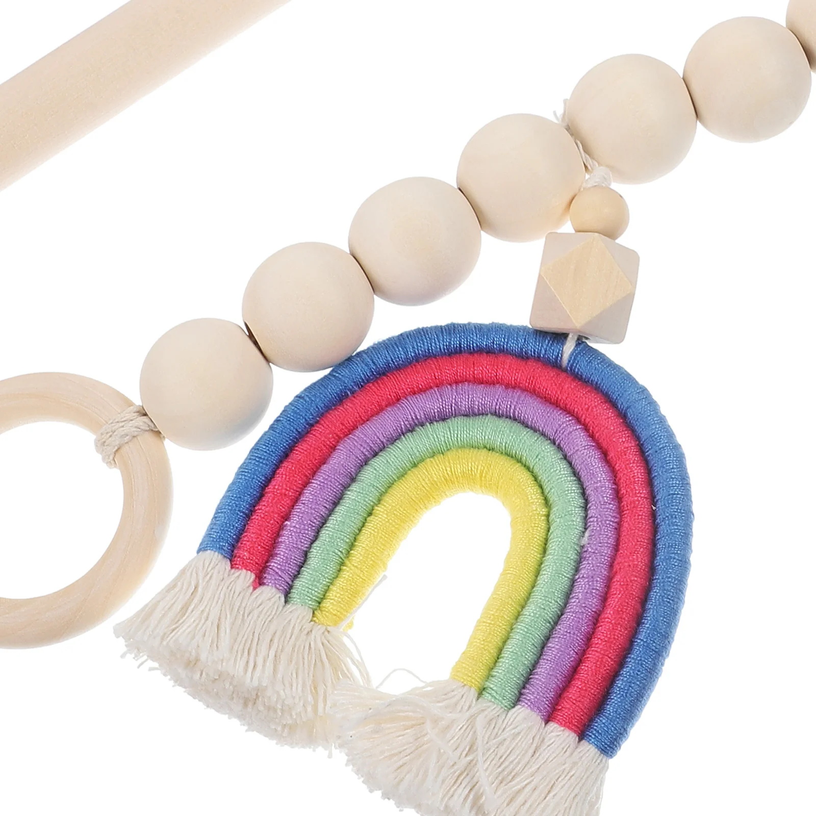 Радужная кисточка из бисера