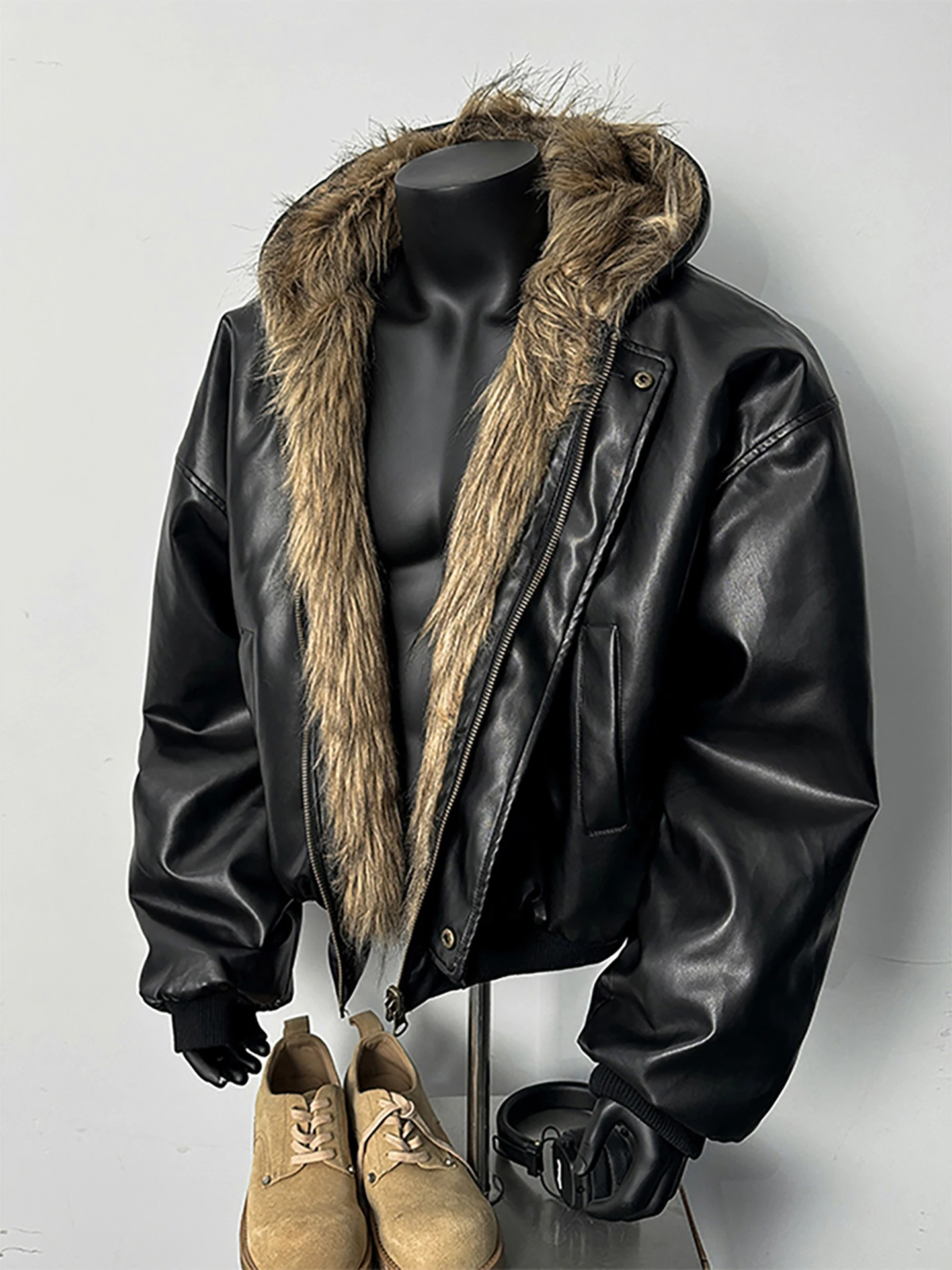 Новая двусторонняя дубленка - Фотография_2