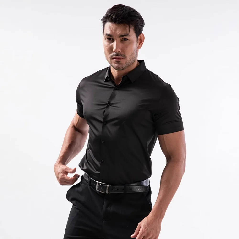 Высокоэластичная бесшовная рубашка по индивидуальному заказу - Фотография_3