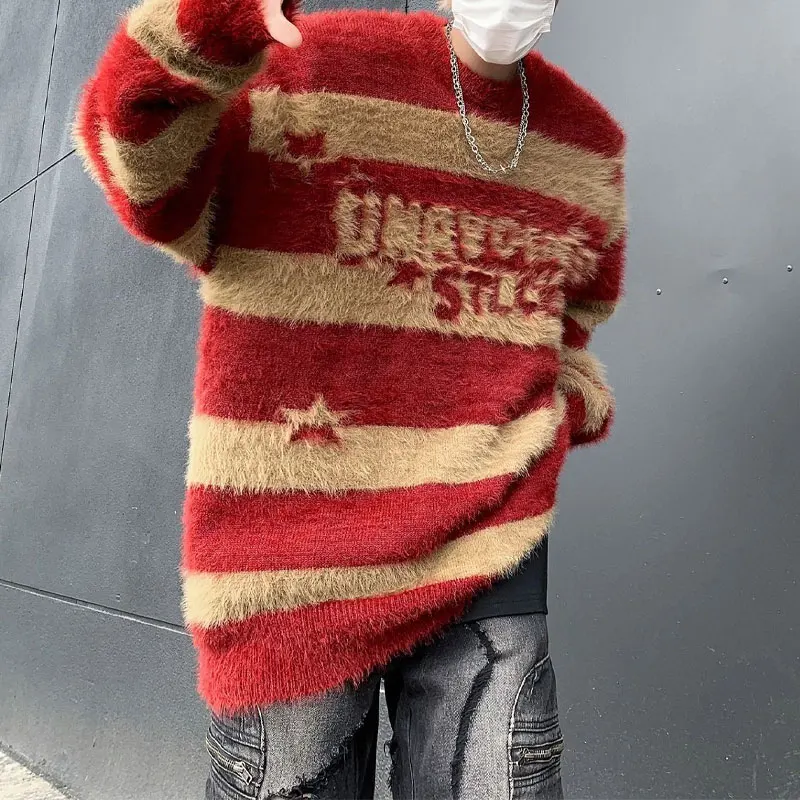 Американские ретро-свитера в полоску со звездами - Фотография_5