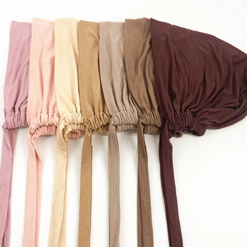 82-цветные шапки с завязками на спине - Фотография_3