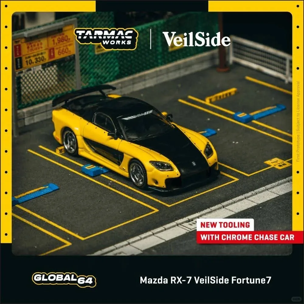 Tarmac works tw 1:64 mazda rx-7 veilside fortune7