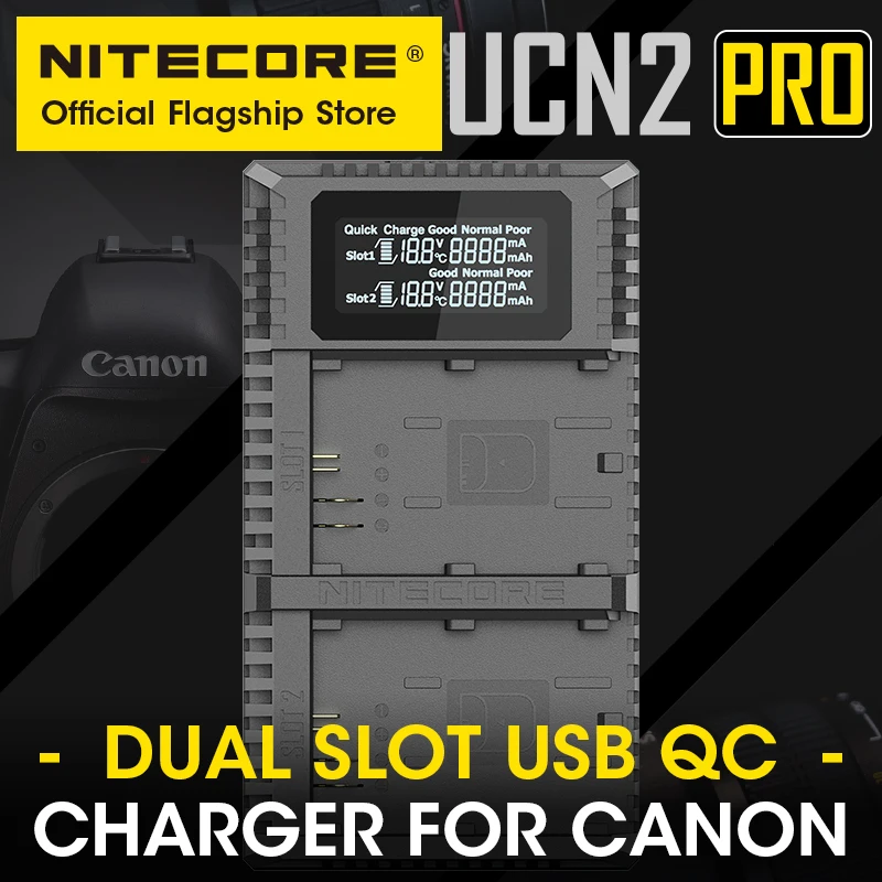 Зарядное устройство nitecore ucn2 pro для камеры