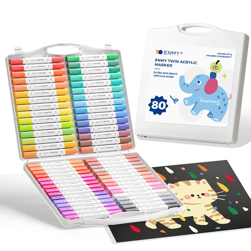 Enmy акриловый маркер с двойным наконечником - Фотография_6