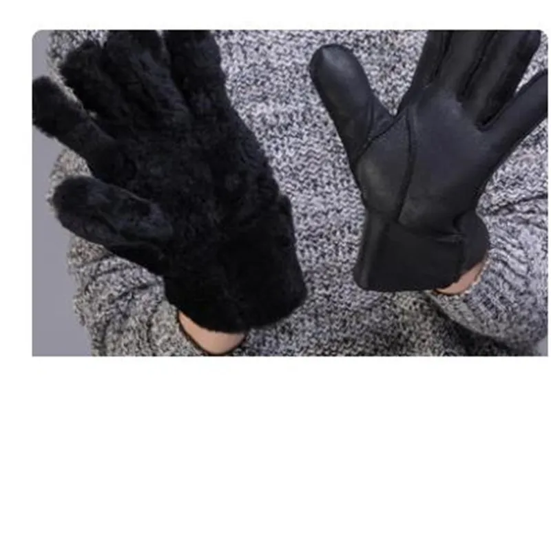 Сохраняющие тепло мужские перчатки - Фотография_6